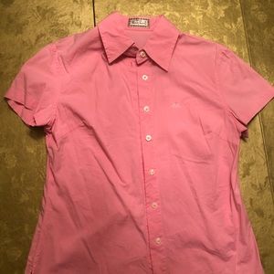 Thomas Burberry Women’s Button Down Large